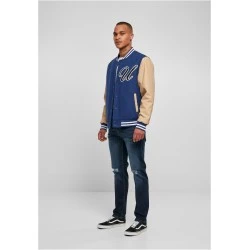 Мъжко колежанско яке в син цвят Urban Classics College Jacket