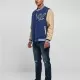Мъжко колежанско яке в син цвят Urban Classics College Jacket, Зимни якета - Hoodstyle.bg