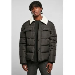 Мъжко зимно яке в черен цвят Urban Classics Sherpa Jacket