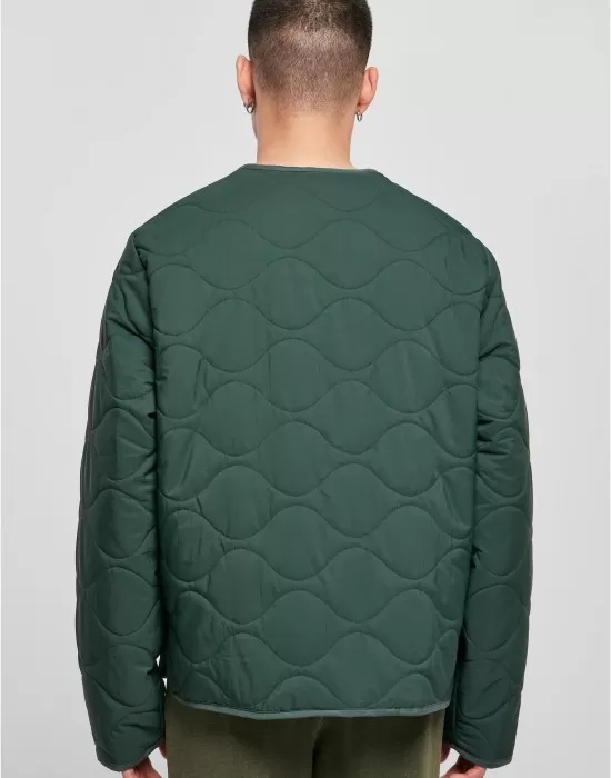 Мъжко ватирано яке в зелен цвят Urban Classics Liner Jacket, Якета - Hoodstyle.bg