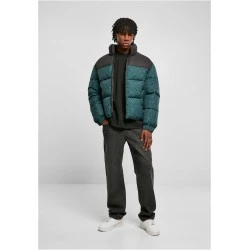 Мъжко зимно яке в зелен цвят Urban Classics Puffer Jacket