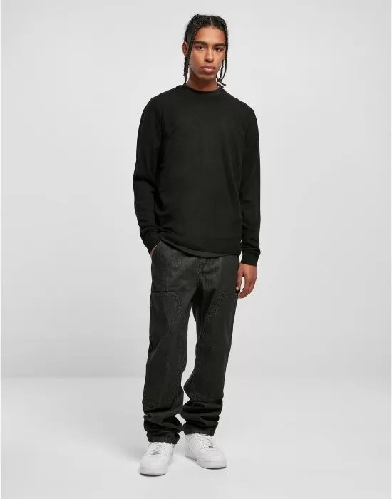 Мъжка плетена блуза в черен цвят Urban Classics, Блузи - Hoodstyle.bg