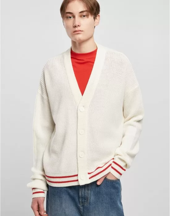 Мъжка плетена жилетка в цвят еркю Urban Classics, Якета - Hoodstyle.bg