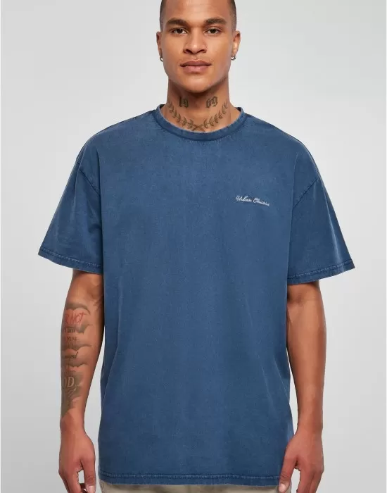 Мъжка широка тениска в син цвят Urban Classics Oversized Tee, Тениски - Hoodstyle.bg