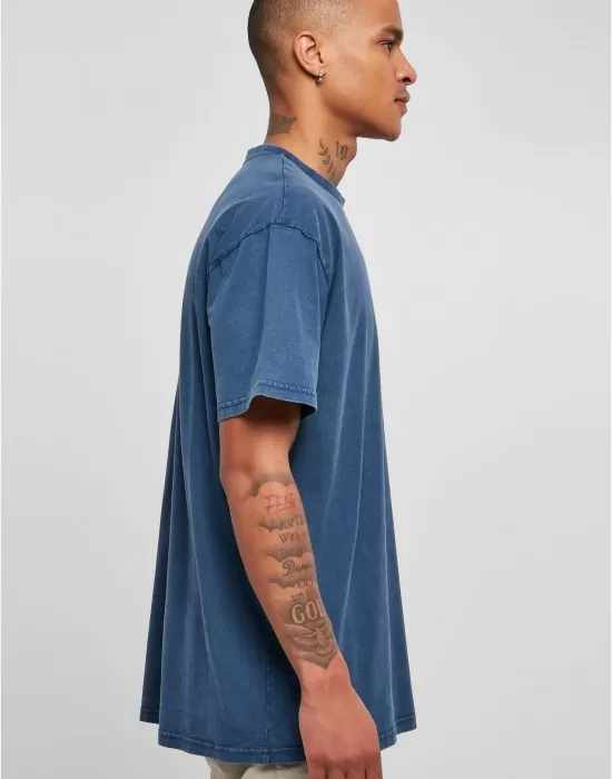 Мъжка широка тениска в син цвят Urban Classics Oversized Tee, Тениски - Hoodstyle.bg