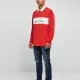 Мъжка блуза с яка в червен цвят Urban Classics, Блузи - Hoodstyle.bg