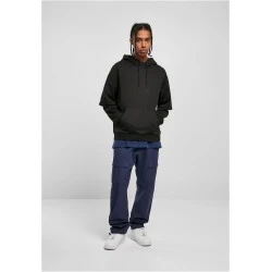 Мъжки широк суичър с качулка в черен цвят Urban Classics Oversized Hoody