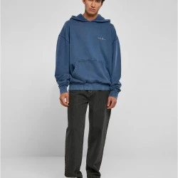 Мъжки суичър с качулка в син цвят Urban Classics Hoody