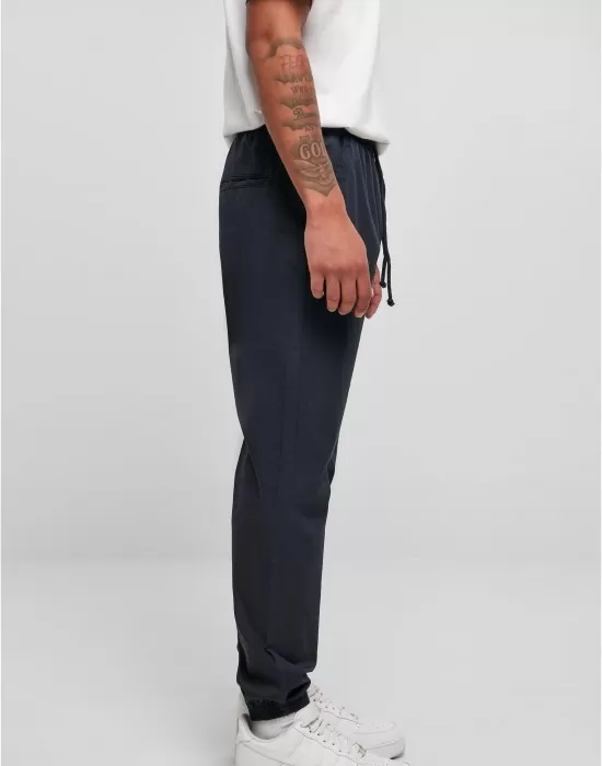Мъжко долнище в тъмносин цвят Urban Classics Basic Pants, Долнища - Hoodstyle.bg