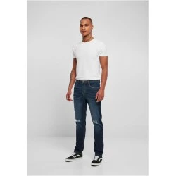 Мъжки дънки в син цвят Urban Classics Distressed Denim