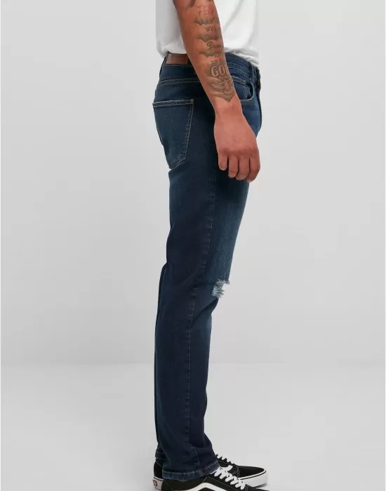 Мъжки дънки в син цвят Urban Classics Distressed Denim, Дънки - Hoodstyle.bg