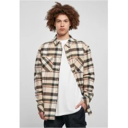 Мъжка карирана риза Urban Classics Shirt Softseagrass