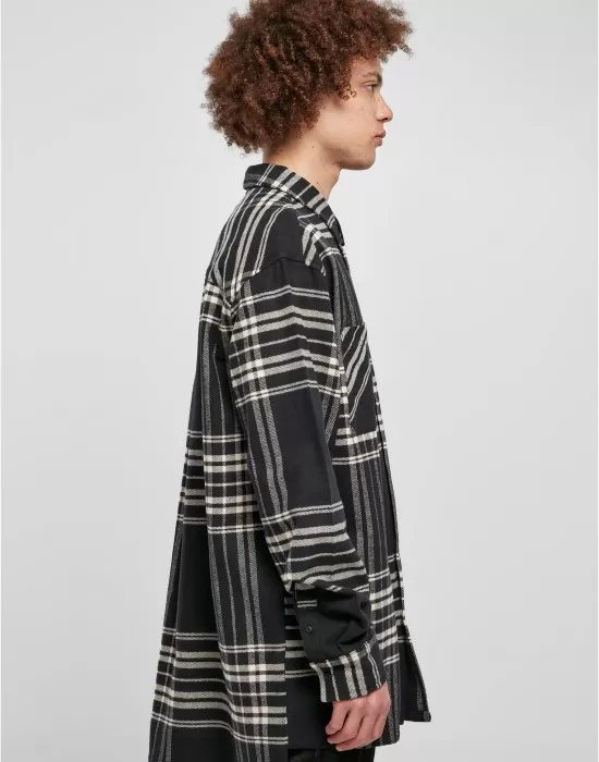Мъжка карирана риза Urban Classics Long Summit Shirt, Ризи - Hoodstyle.bg