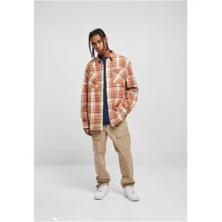 Мъжка дълга карирана риза Urban Classics Long Shirt