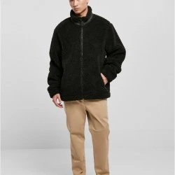 Мъжко пухкаво яке в черен цвят Urban Classics Basic Jacket