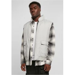 Мъжка грейка в светлосив цвят Urban Classics Clean Puffer Vest