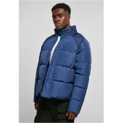 Мъжко яке с широка кройка в син цвят Urban Classics Puffer Jacket