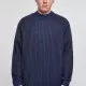Мъжки плетен пуловер в тъмносин цвят Urban Classics Two Tone Sweater, Блузи - Hoodstyle.bg