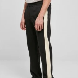 Мъжко долнище в черен цвят Urban Classics Striped Pants
