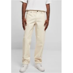 Мъжки дънки в цвят екрю Urban Classics Colored Loose Fit  