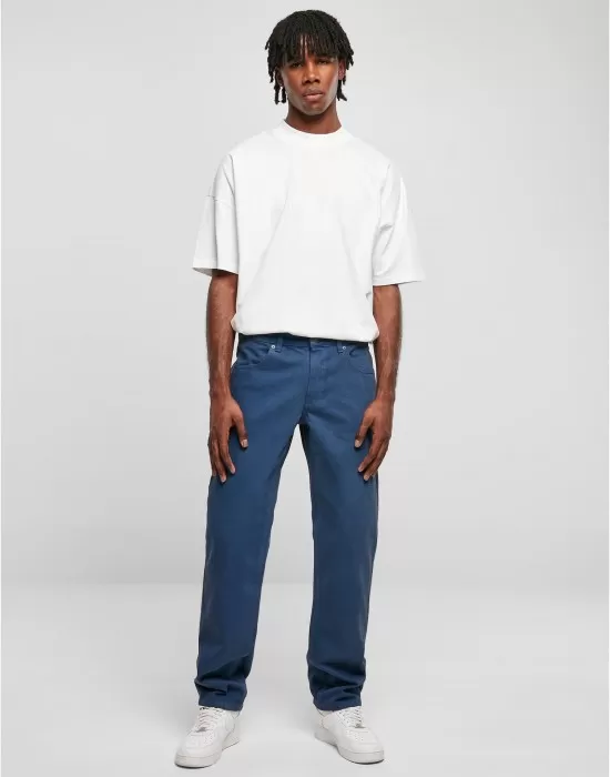 Мъжки дънки в тъмносин цвят Urban Classics Colored Loose Fit, Дънки - Hoodstyle.bg