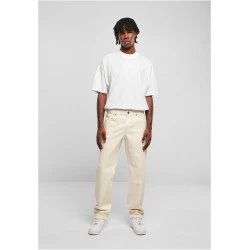 Мъжки дънки в цвят екрю Urban Classics Colored Loose Fit  