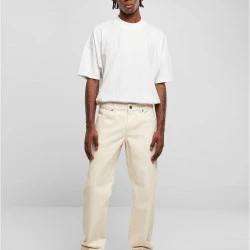Мъжки дънки в цвят екрю Urban Classics Colored Loose Fit  