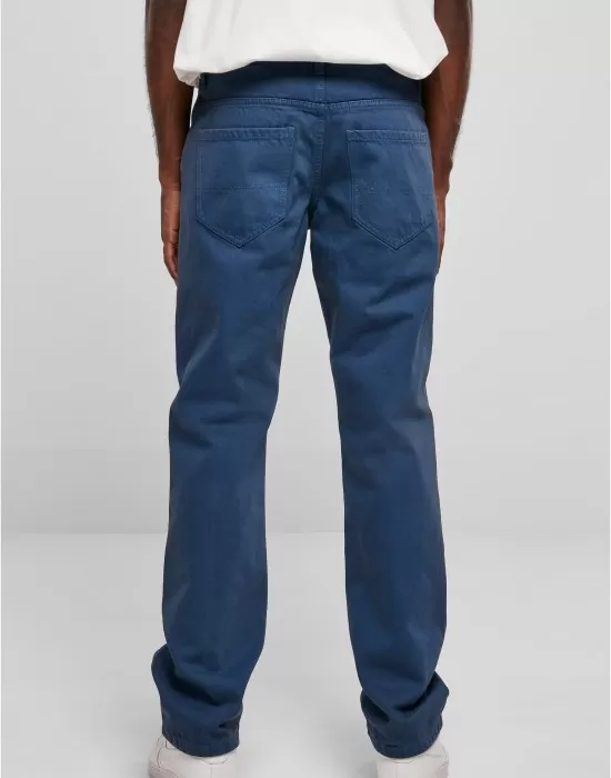Мъжки дънки в тъмносин цвят Urban Classics Colored Loose Fit, Дънки - Hoodstyle.bg