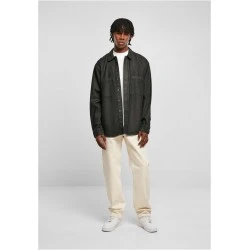 Мъжка дънкова риза в черен цвят Urban Classics Oversized Denim Pocket Shirt