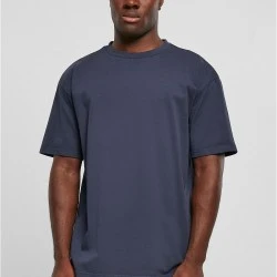 Мъжка тениска в тъмносин цвят Urban Classics Garment Dye