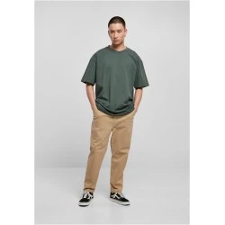 Мъжка тениска в цвят маслина Urban Classics Garment Dye
