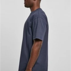 Мъжка тениска в тъмносин цвят Urban Classics Garment Dye