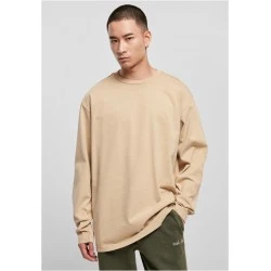 Мъжка дълга блуза в бежов цвят Urban Classics