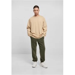 Мъжка дълга блуза в бежов цвят Urban Classics