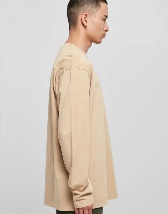 Мъжка дълга блуза в бежов цвят Urban Classics, Блузи - Hoodstyle.bg