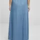 Дамска дълга дънкова пола в светлосин цвят Urban Classics Ladies Denim Skirt, Поли - Hoodstyle.bg