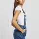 Дамски къс дънков гащеризон в син цвят Urban Classics Dungaree, Жени - Hoodstyle.bg