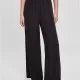 Дамски широк панталон в черен цвят Urban Classics Ladies Pants, Панталони - Hoodstyle.bg