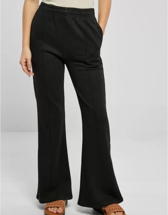 Дамски спортен панталон в черен цвят Urban Classics Terry Pants, Панталони - Hoodstyle.bg