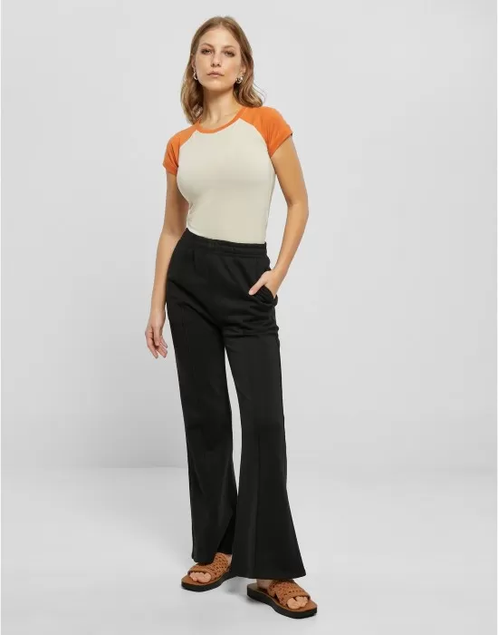 Дамски спортен панталон в черен цвят Urban Classics Terry Pants, Панталони - Hoodstyle.bg