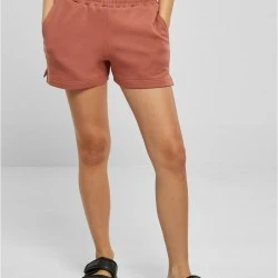 Дамски къси панталони в цвят праскова Urban Classics Terry Shorts