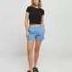 Дамски къси панталони в светлосин цвят Urban Classics Terry Shorts, Къси панталони - Hoodstyle.bg