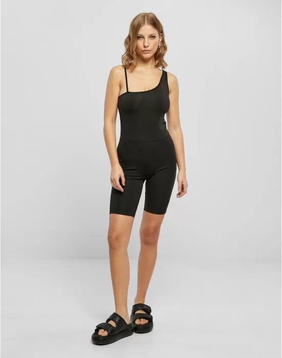Дамски спортен гащеризон в черен цвят Urban Classics Jumpsuit, Жени - Hoodstyle.bg