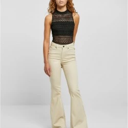 Дамско дантелено боди в черен цвят Urban Classics Ladies Body