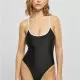 Дамски цял бански в черен цвят Urban Classics Ladies Retro Swimsuit, Бански - Hoodstyle.bg