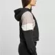 Дамско късо пролетно с качулка яке в черен цвят Urban Classics Crinkle Jacket, Якета - Hoodstyle.bg