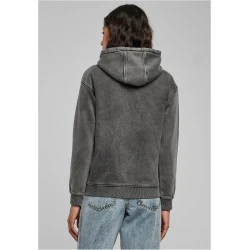 Суичър Ladies Stone Washed Hoody black XXL