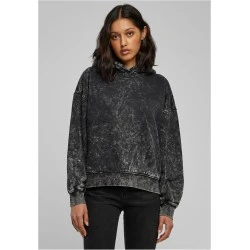 Суичър Ladies Oversized Towel Washed Hoody black XXL