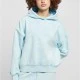 Суичър Ladies Oversized Towel Washed Hoody balticblue XXL