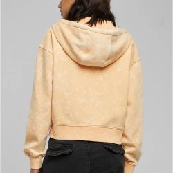 Суичър Ladies Short Oversized Towel Washed Zip Hoody paleorange XXL